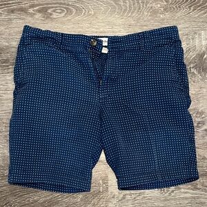 Goodfellow & Co Navy Blue Microdot Flat Front Men’s Shorts
